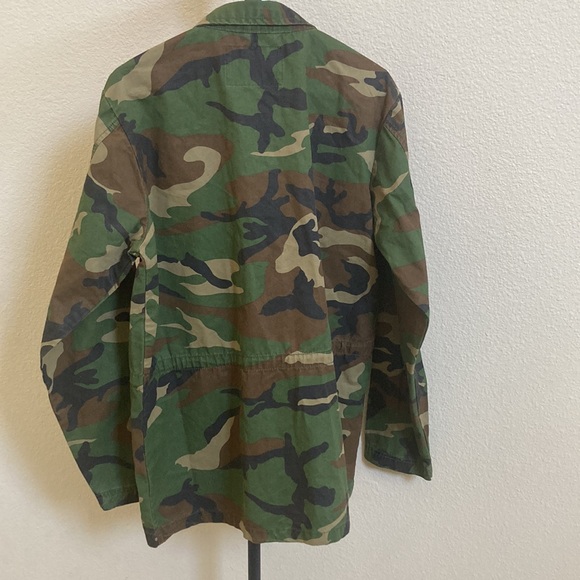 Men’s Bay Fashion army print jacket - Picture 3 of 3